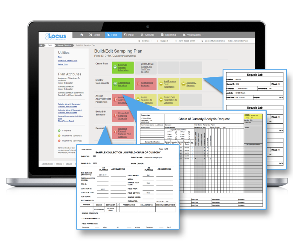 screenshot of Locus EIM